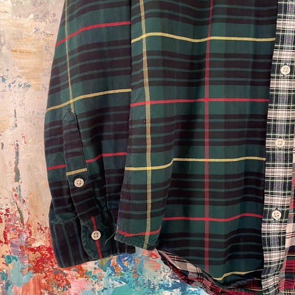Ralph Lauren Button Down Preppy Multi Plaid Shirt EC! Sz Large (16-18) - Picture 5 of 10